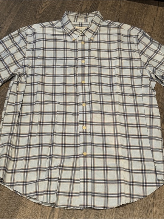 Preswick & Moore Other - Preswick & Moore Plaid Cotton Blend Large Button Down Shirt